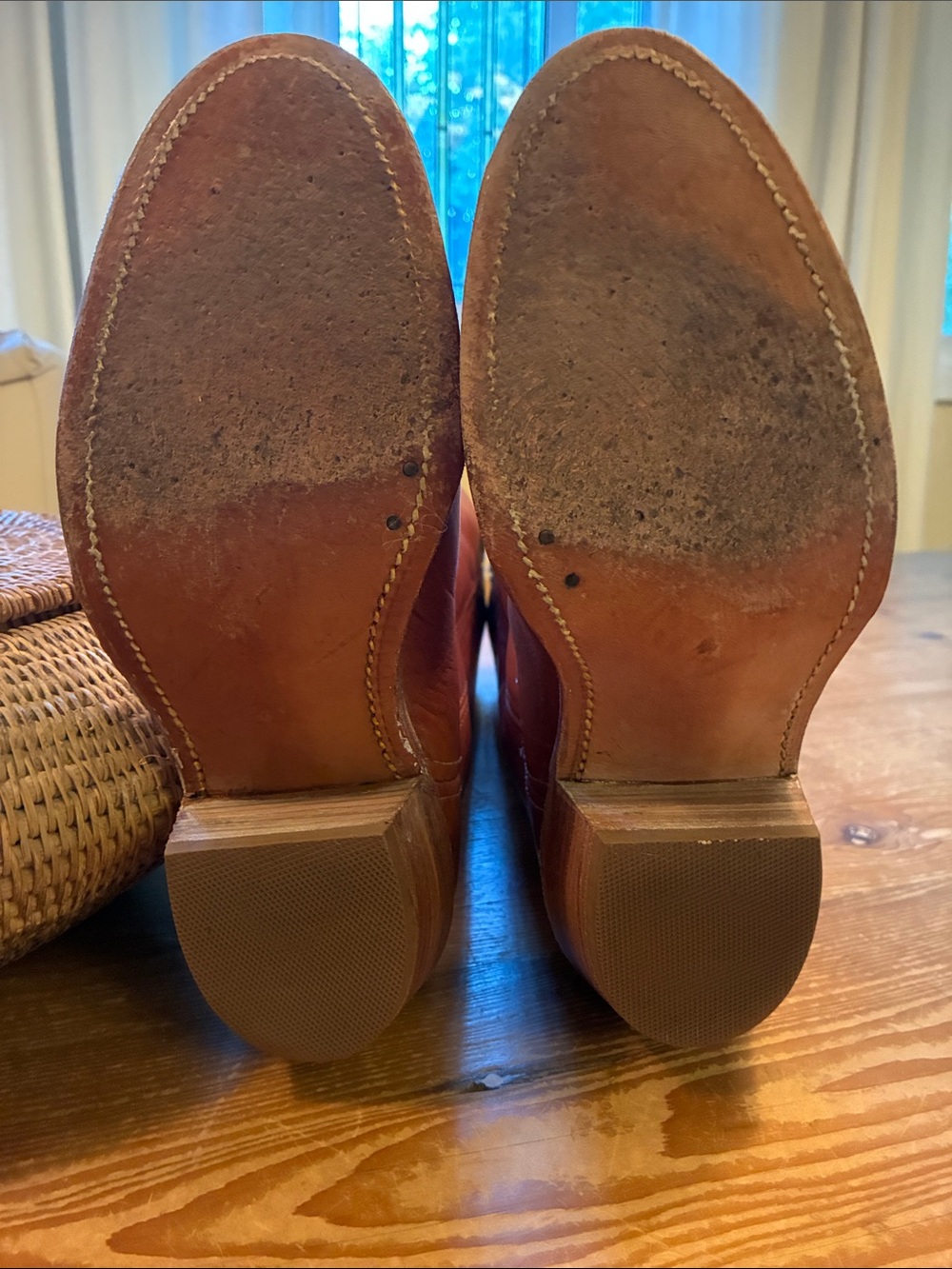 Vintage Frye Campus Tall Stovepipe Boots - 8D Mens - 10M Womens - Picture 7 of 16
